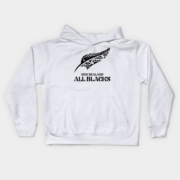 All Blacks Kids Hoodie by Pawsitivity Park